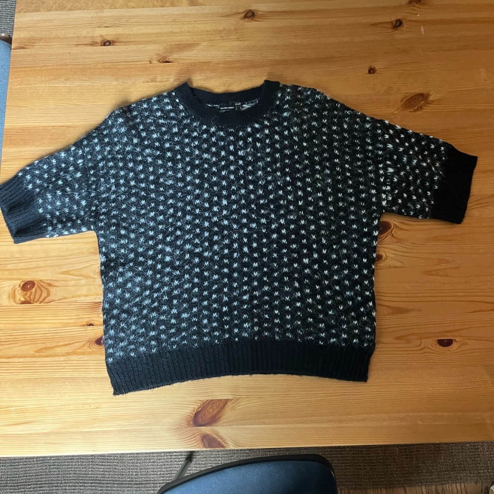 Rachel Comey Black and White Kuovi Sweater Size Small